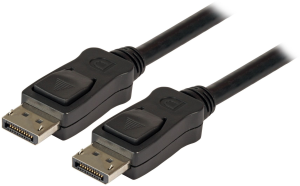 DisplayPort 1.2 connection cable, 4K60HZ, male-male, 10m, black
