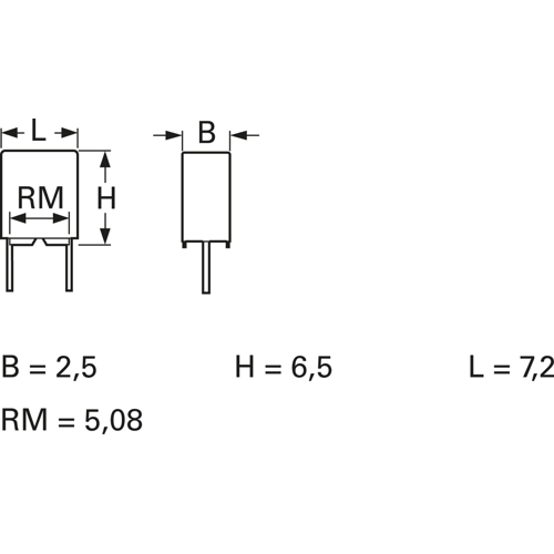 BFC237035153 Vishay Film Capacitors Image 2