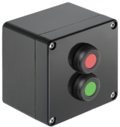 Klippon control station, 2 pushbutton green/red, 2 Form B (N/C) + 2 Form A (N/O), 1537110000