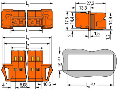 231-632/114-000 WAGO PCB Connection Systems Image 2