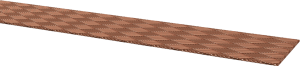 Fabric tape, unassembled, copper, 24 x 66 x 0.07 mm, 6.0 mm², (W) 10 mm, 301060000