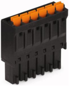 1-wire female connector, 16 pole, pitch 3.5 mm, 0.2-1.5 mm², AWG 24-16, straight, 8 A, push-in, 714-116