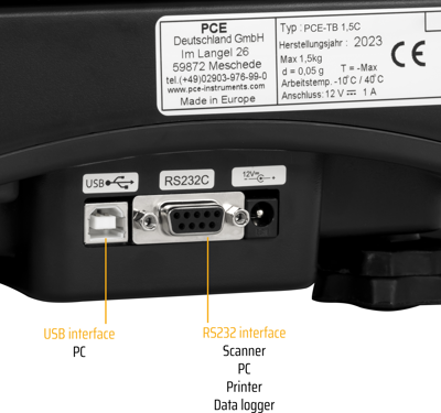 PCE-TB 1,5C PCE Instruments Weighing Scales Image 2