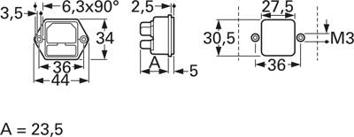 6200.2200 SCHURTER Device Connectors Image 2