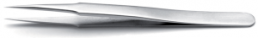 Precision tweezers, uninsulated, antimagnetic, High strength alloy, 120 mm, 2.NC.0