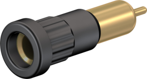 4 mm socket, round plug connection, mounting Ø 6.8 mm, blue, 23.1016-23
