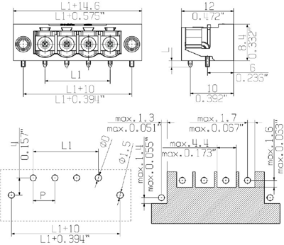 1840440000 Weidmüller PCB Connection Systems Image 3