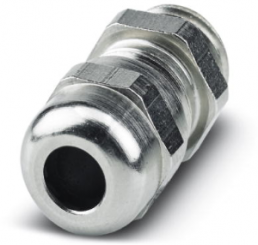 Cable gland, M12, 14 mm, Clamping range 3 to 6.5 mm, IP69, silver, 1411160