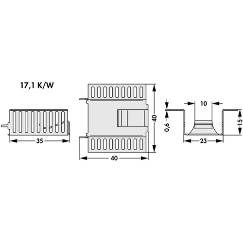 FK 282 MI 247 V Fischer Elektronik Heat Sinks Image 2
