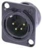 NC4MD-L-B-1 Neutrik XLR Connectors