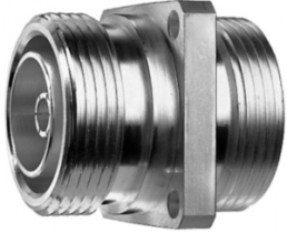Coaxial adapter, 50 Ω, 7/16 socket to 7/16 socket, straight, 100024549