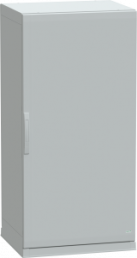 Control cabinet, (H x W x D) 1500 x 750 x 620 mm, IP54, polyester, light gray, NSYPLAZ1576G