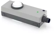 Control unit box E-BOX IO-Link, 1 illuminated pushbutton, RGB LED, M12 connection, IP65