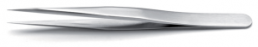 Precision tweezers, uninsulated, antimagnetic, stainless steel, 110 mm, 3C.SA.0