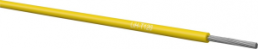 TPE-E-switching strand, halogen free, LiH-T120, 0.14 mm², AWG 26, yellow, outer Ø 0.85 mm