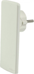 Extra-flat plug EVOline® with 5 mm installation height, white