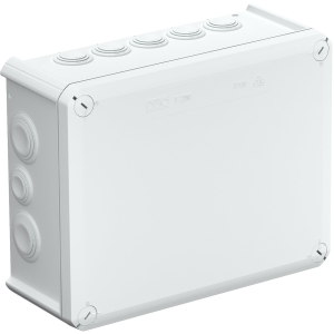 Cable junction box, 9xM25, 7xM32, 25 mm², light gray