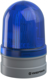 LED surface mounted light all around, Ø 85 mm, blue, 115-230 VAC, IP66