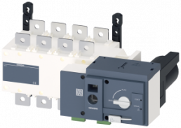 Mains switch, Rotary actuator, 4 pole, 400 A, 1000 V, (W x H x D) 378 x 160 x 292 mm, screw mounting, 3KC4442-0DA21-0AA3