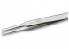 ESD precision tweezers, uninsulated, antimagnetic, stainless steel, 120 mm, 2ASA