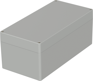 Polycarbonate enclosure, (L x W x H) 240.5 x 120 x 100.5 mm, light gray (RAL 7035), IP65, 02242000