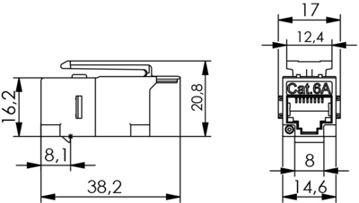 100023165 Telegärtner Modular Connectors Image 2