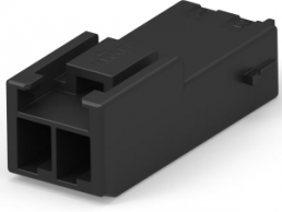 Connector, 2 pole, pitch 3.96 mm, straight, black, 2005248-9