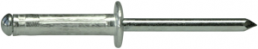 Blind rivet DIN 7337 L 10, D 4.0 to 4.1 mm, aluminum alloy, M 5.0 to 6.5 mm