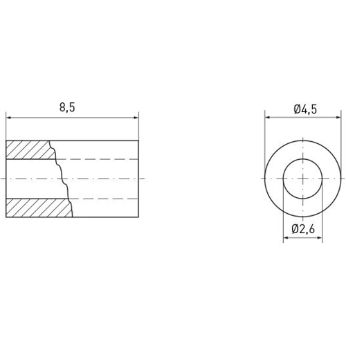 005.52.085 Ettinger Spacer Bolts Image 2