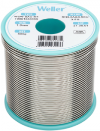 Solder wire, lead-free, SAC (Sn3.0Ag0.5Cu3.5%), Ø 1.6 mm, 500 g