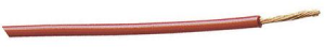 PVC-Stranded wire, high flexible, FlexiVolt-E, 0.5 mm², AWG 20, yellow, outer Ø 2.1 mm