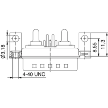 3043W2SAT81N20X CONEC D-Sub Connectors Image 2