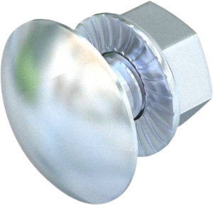 Flat head screw, M6, Ø 13.5 mm, 12 mm, steel
