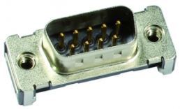 D-Sub plug, 15 pole, standard, equipped, straight, solder pin, 09552296812741