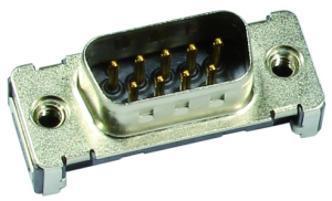 D-Sub plug, 37 pole, standard, equipped, straight, solder pin, 09554296812741