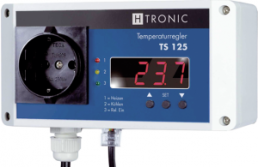 Temperature controller, 230 VAC, 55 to 125 °C, white, 1114425