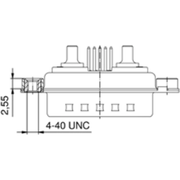 3043W2SAR69A30X CONEC D-Sub Connectors Image 2
