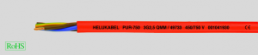 PUR control line PUR-750 3 G 0.75 mm², AWG 19, unshielded, orange
