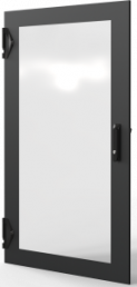 Varistar CP Glazed Door With 3-Point Locking,RAL 7021, 24 U, 1200 H, 800W