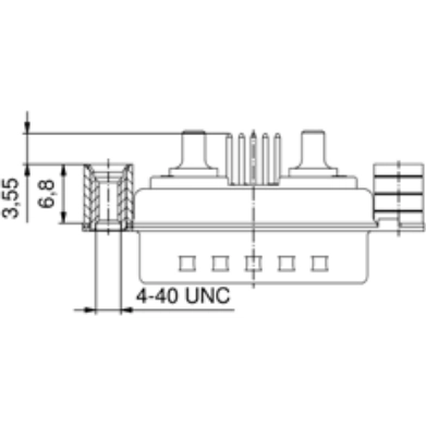 3005W1PAR69A50X CONEC D-Sub Connectors Image 2