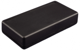 ABS handheld enclosure, (L x W x H) 130 x 65 x 25 mm, black (RAL 9005), IP54, 1599BBKBAT