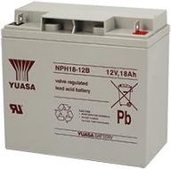 Lead-battery, 12 V, 5 Ah, 90 x 70 x 105.5 mm, faston plug 6.35 mm