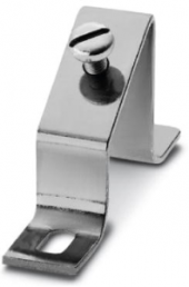 Angled bracket with inclination angle 30°, H 46 mm for DIN rail, 1201099