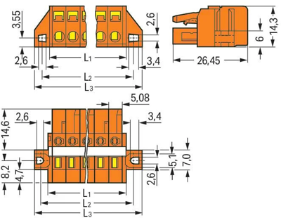 231-312/027-000 WAGO PCB Connection Systems Image 2