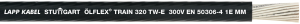 Polymer compound train cable ÖLFLEX TRAIN 320 TW-E 300V 13 x 0.5 mm², unshielded, black