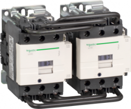 Reversing contactor, 3 pole, 95 A, 400 V, 3 Form A (N/O), coil 230 VAC, screw connection, LC2D95P7