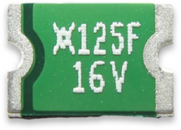 PTC fuse, resettable, SMD 1812, 16 V (DC), 100 A, 2.5 A (trip), 1.25 A (hold), RF1179-000