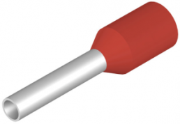 Insulated Wire end ferrule, 1.0 mm², 15 mm/8 mm long, red, 9021950000