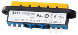 Enabling switch, 2 pole, yellow, unlit , IP40, HE2B-M200