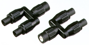 Coaxial adapter, BNC plug to 2 x BNC socket, T-shape, PM9093